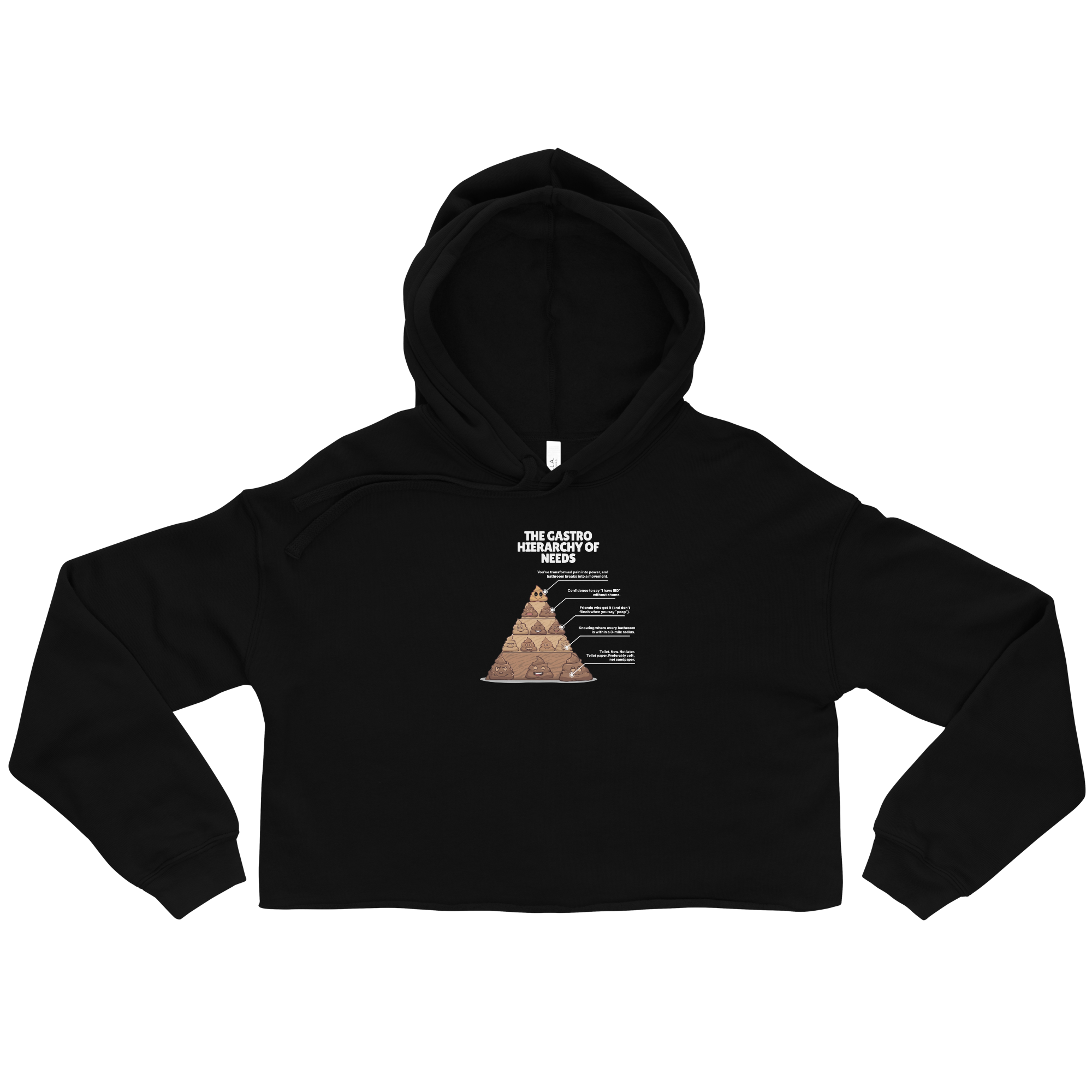 Gastro Hierarchy Crop Hoodie Main image